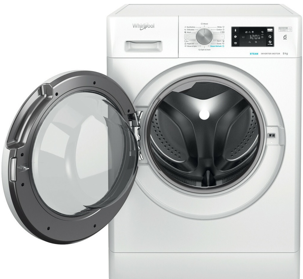 Whirlpool FFB 9458 WV EE Πλυντήριο Ρούχων ατμού 9kg Β