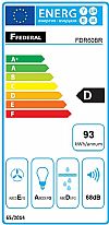 Federal FDR60BR Ελεύθερος απορροφητήρας καφέ 60cm