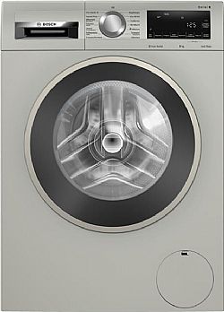 Bosch WGG244ZXGR EcoSilence Drive Πλυντήριο ρούχων ατμού silver inox 9kg μοτέρ inverter με εγγύηση 10 ετών