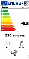 Inventor PSC18155IN Ψυγειοκαταψύκτης Total NoFrost Inox253lt 