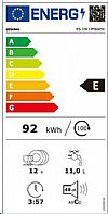 Eskimo ES DW12F600W Ελεύθερο πλυντήριο πιάτων 60cm Λευκό