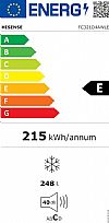 Hisense FC321D4AWLE οριζόντιος καταψύκτης 248lt 
