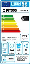 Pitsos WTP704D8 Στεγνωτήριο με  Αντλία θερμότητας 8kg A++