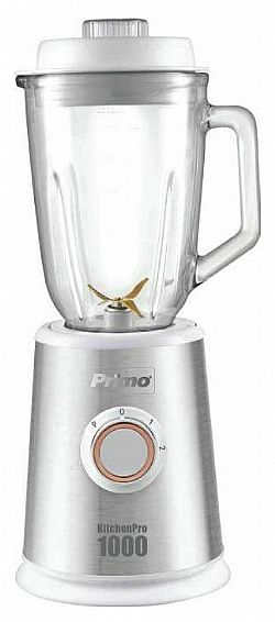 Primo PRB-40382 Μπλέντερ με γυάλινη κανάτα 1.5lt 1000W Inox