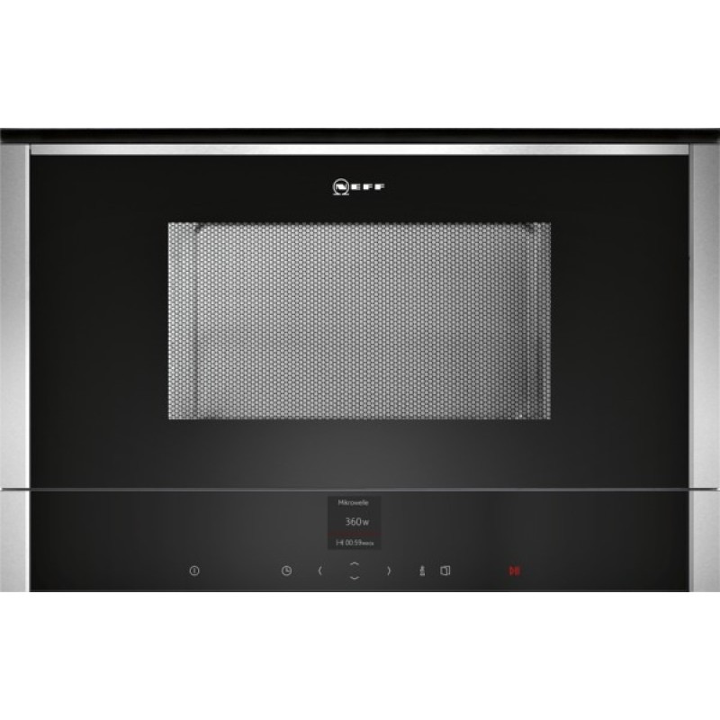 Neff C17WR01N0 Inox Εντοιχιζόμενος Φούρνος Μικροκυμάτων