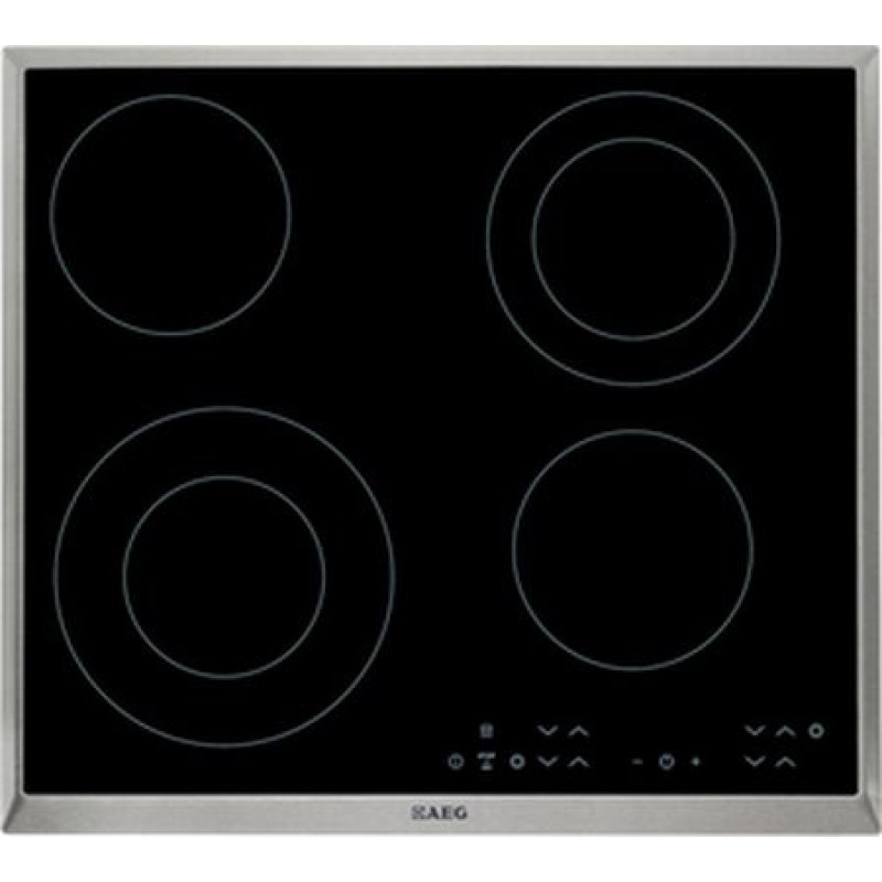 AEG HK634021XB αυτόνομη κεραμική εστία 60cm inox