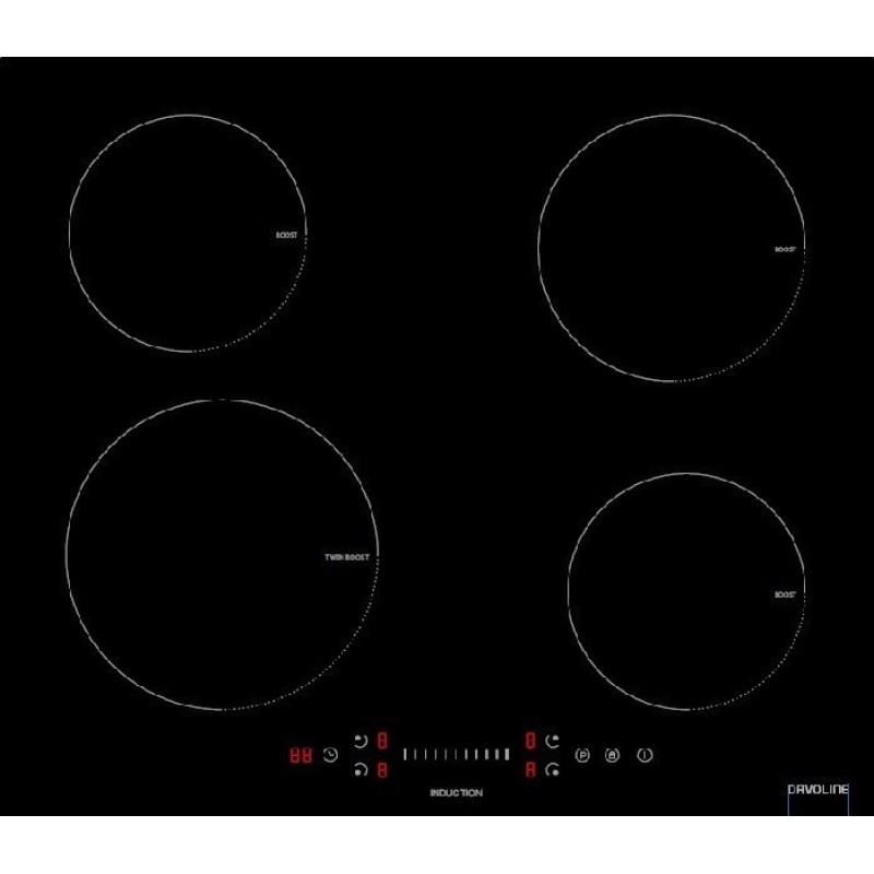 Davoline IND 7204 Αυτόνομη επαγωγική εστία 