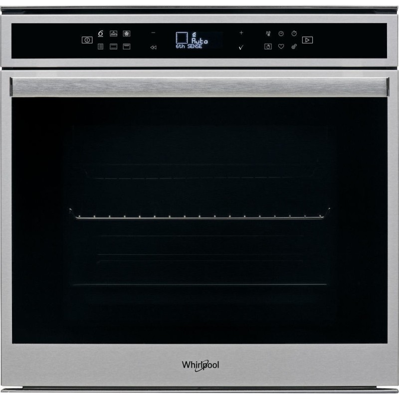 Whirlpool W6 OM4 4S1 H με υδρόλυση φούρνος inox τηλεσκοπικοί βραχίονες 73Lt 