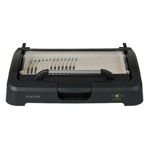Singer Vita VG-2200 Ηλεκτρική κεραμική ψησταριά με γυάλινο καπάκι 2200watt