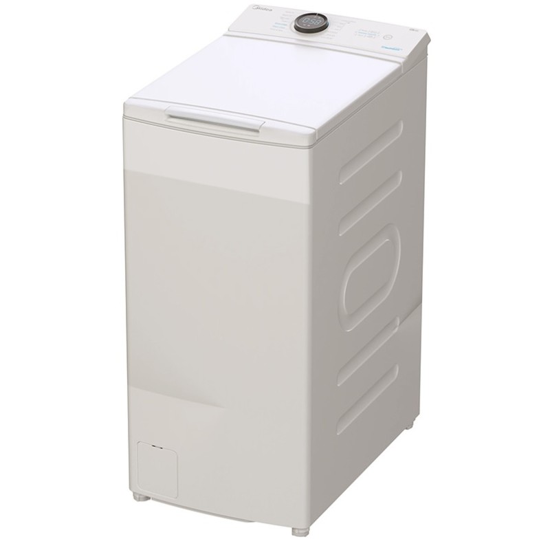 Midea MF100T80B/W-GR Πλυντήριο ρούχων κάθετης φόρτωσης ατμού 8kg 40cm