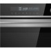 Midea 7NM30E0 εντοιχιζόμενος φούρνος με τηλεσκοπικό μηχανισμό 72lt inox με μαύρο κρύσταλλο