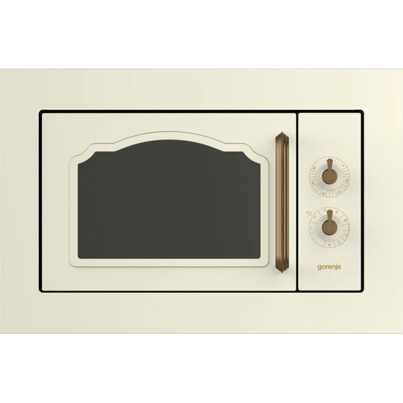 Gorenje Classico BM235CLI Εντοιχιζόμενος Φούρνος Μικροκυμάτων με Grill 23lt Μπεζ