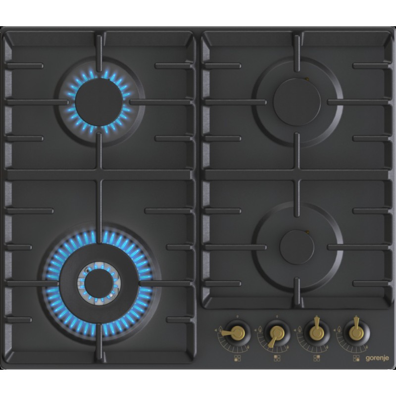 Gorenje Classico GW642CLB Εστία Υγραερίου Αυτόνομη Μαύρη