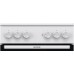 Gorenje GEC5A61WG Κουζίνα με κεραμικές εστίες 70lt Λευκή 50cm