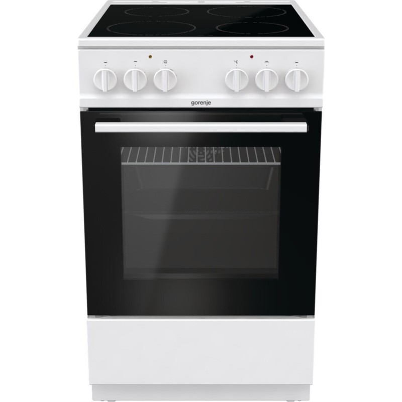 Gorenje GEC5A61WG Κουζίνα με κεραμικές εστίες 70lt Λευκή 50cm
