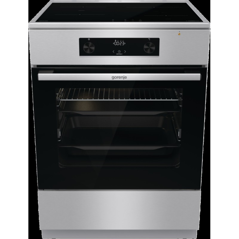 Gorenje GEIT6C60XPG κουζίνα με επαγωγικές εστίες 71lt Inox 