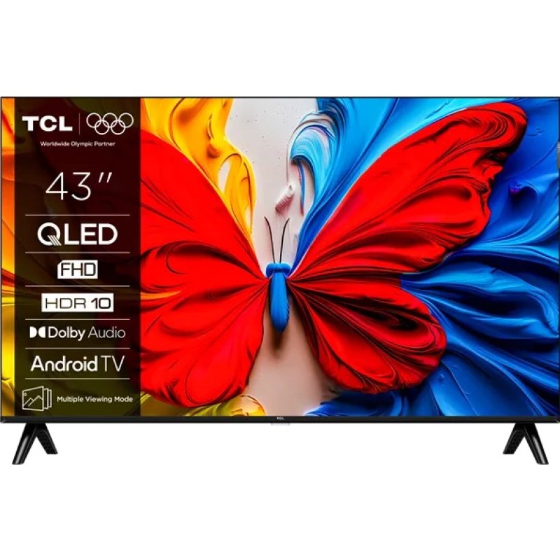TCL 43S5K Smart Τηλεόραση 43" Full HD QLED S5K HDR (2025)