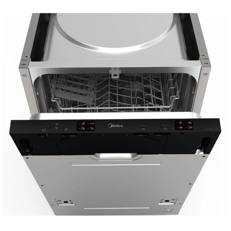 Midea MID45S120-ES Πλήρως Εντοιχιζόμενο Πλυντήριο Πιάτων για 10 Σερβίτσια 45cm Inox E