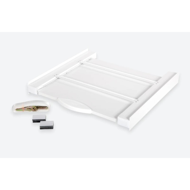 Roller 00694 Συνδετικό Πλυντηρίου/Στεγνωτηρίου από Αλουμίνιο με Συρτάρι 60x60εκ. Λευκό