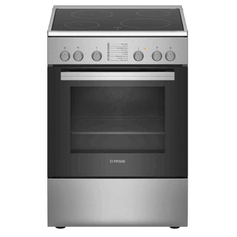 Pitsos PHC009150 κουζίνα με κεραμική εστία inox