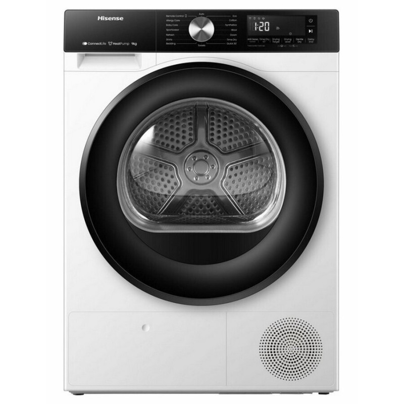 Hisense DH3S902BWCC Στεγνωτήριο 9kg με Αντλία Θερμότητας