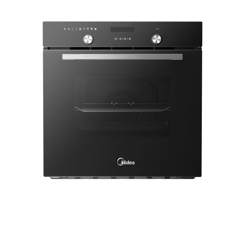 Midea MBON5M90E5-BK 70 Lt Μαύρο Κρύσταλλο Εντοιχιζόμενος Φούρνος